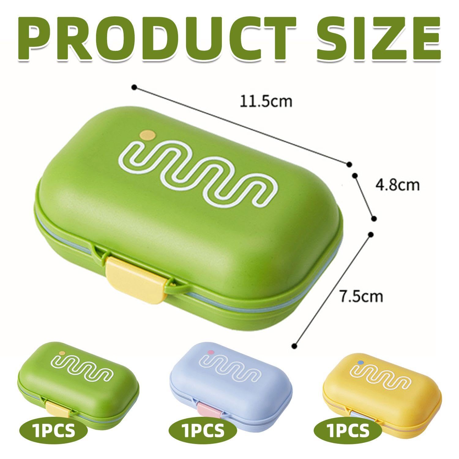 EOWVISN 3 Piece Soap Dish, Portable Soap Dish, Drain Soap Dish, Waterproof Soap Dish, Suitable For Travel, Camping, Gym, Bathroom, Etc.