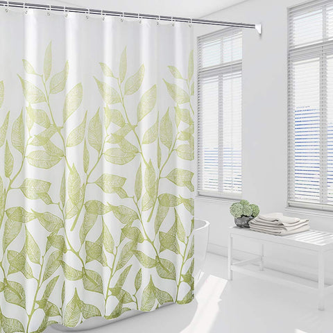 mefound Shower Curtain Waterproof & Mould Resistant Premium Hotel Quality Polyester Bathtub Curtain Weighted Hem & Rust-Proof Grommets 180 x 180 cm