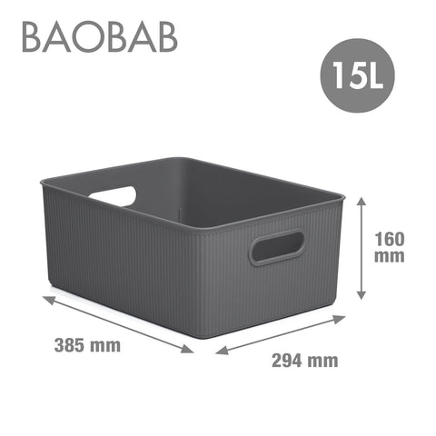 TATAY Storage Basket Baobab BPA-Free Compact Versatile Design