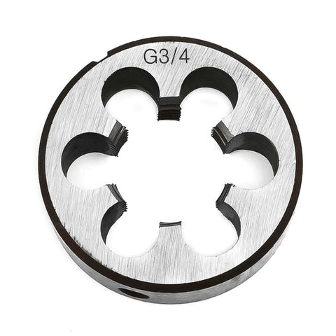 VOANZO G3/4 Thread Die Pipe Thread Die Threading Screw Die for Tap G3/4 Durable Threading Hand Tools Outer Diameter 55mm/2.17in Industrial Tool for