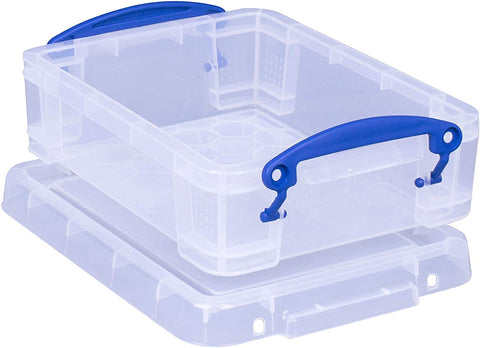 Really Useful Plastic Storage Box 1.75 Litre Clear