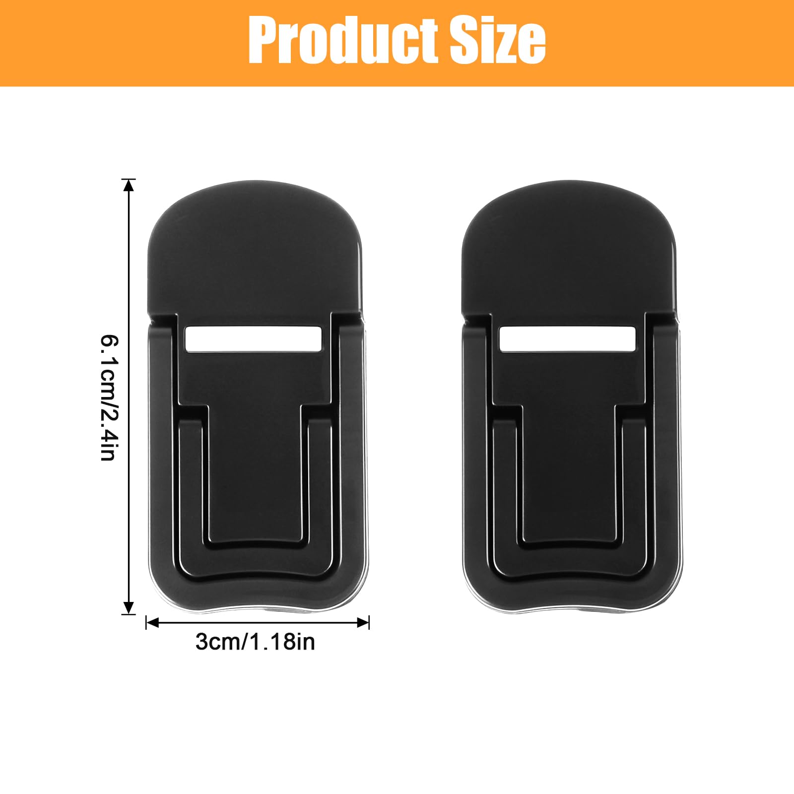 Xinjoduz 2PCS Mini Portable Keyboard Riser, Adjustable Foldable Laptop Keyboard Stand with Dual Tilt Angle Settings