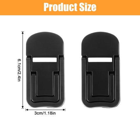 Xinjoduz 2PCS Mini Portable Keyboard Riser, Adjustable Foldable Laptop Keyboard Stand with Dual Tilt Angle Settings
