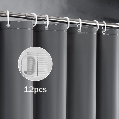 HUIBOHOU Shower Curtain, Mould Proof and Mildew Resistant Washable Bathroom Curtains, Shower Curtain for Bathroom, Bath Curtains with Hooks
