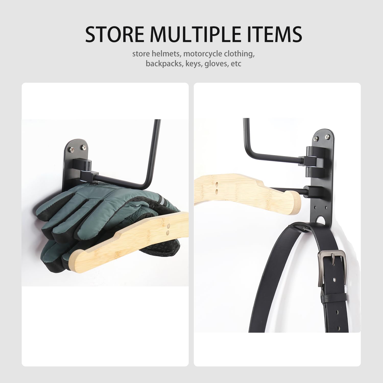 motofans Motorcycle Helmet Holder Wall Hanging Helmet Motorcycle Wall Hat Holder