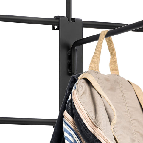 IGNPION 35 Pieces Metal Gridwall Hooks - Black Notch Display Hook Grid Wall Panel Hooks Commercial Grade Gridwall Pegs for Shop Retail Display