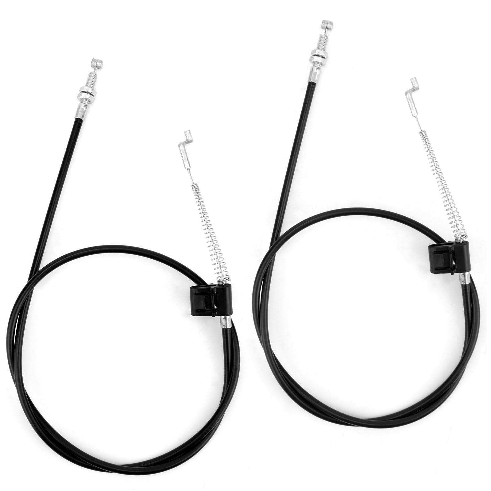 Fukaisu 2pcs Sofa Recliner Cables, Universal Recliner Handle Pull Cable Hook Exposed Couch Release Repair Cable with S Tip Replacement Parts for Most