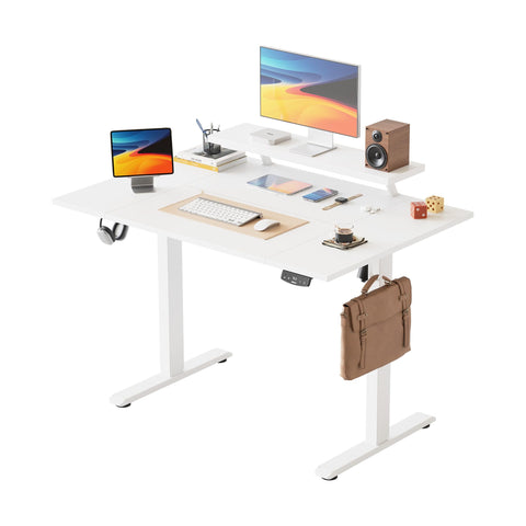 Agilestic Eletric Height Adjustable Desk, Movable Monitorstand, 120x80cm