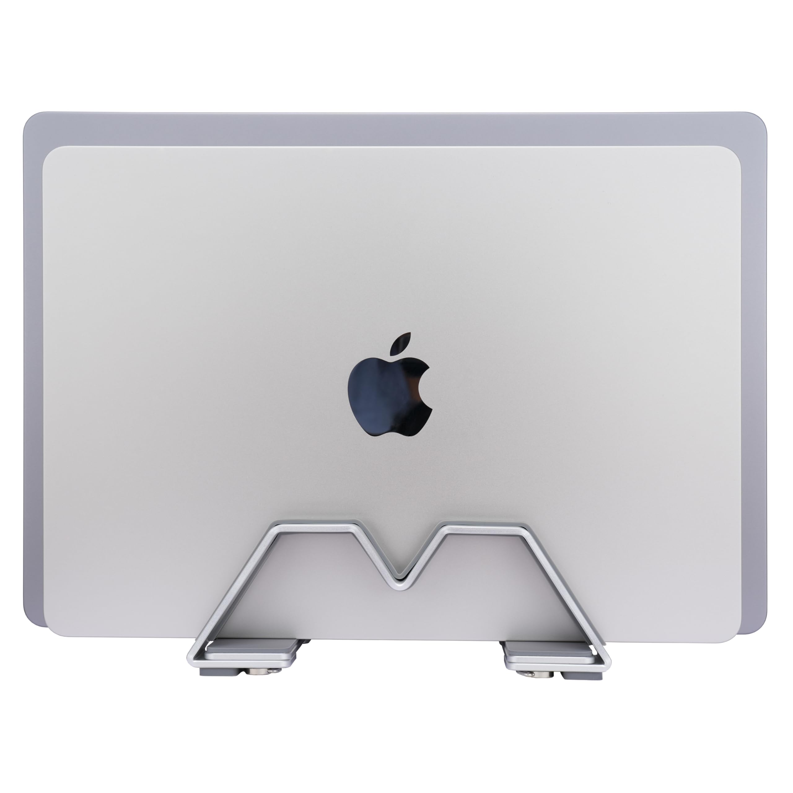 Psitek Adjustable Dual Vertical Laptop Stand Holder - Supports 2 Devices 6061 Aluminum, Universal Fit for All Laptops - Fashion Design