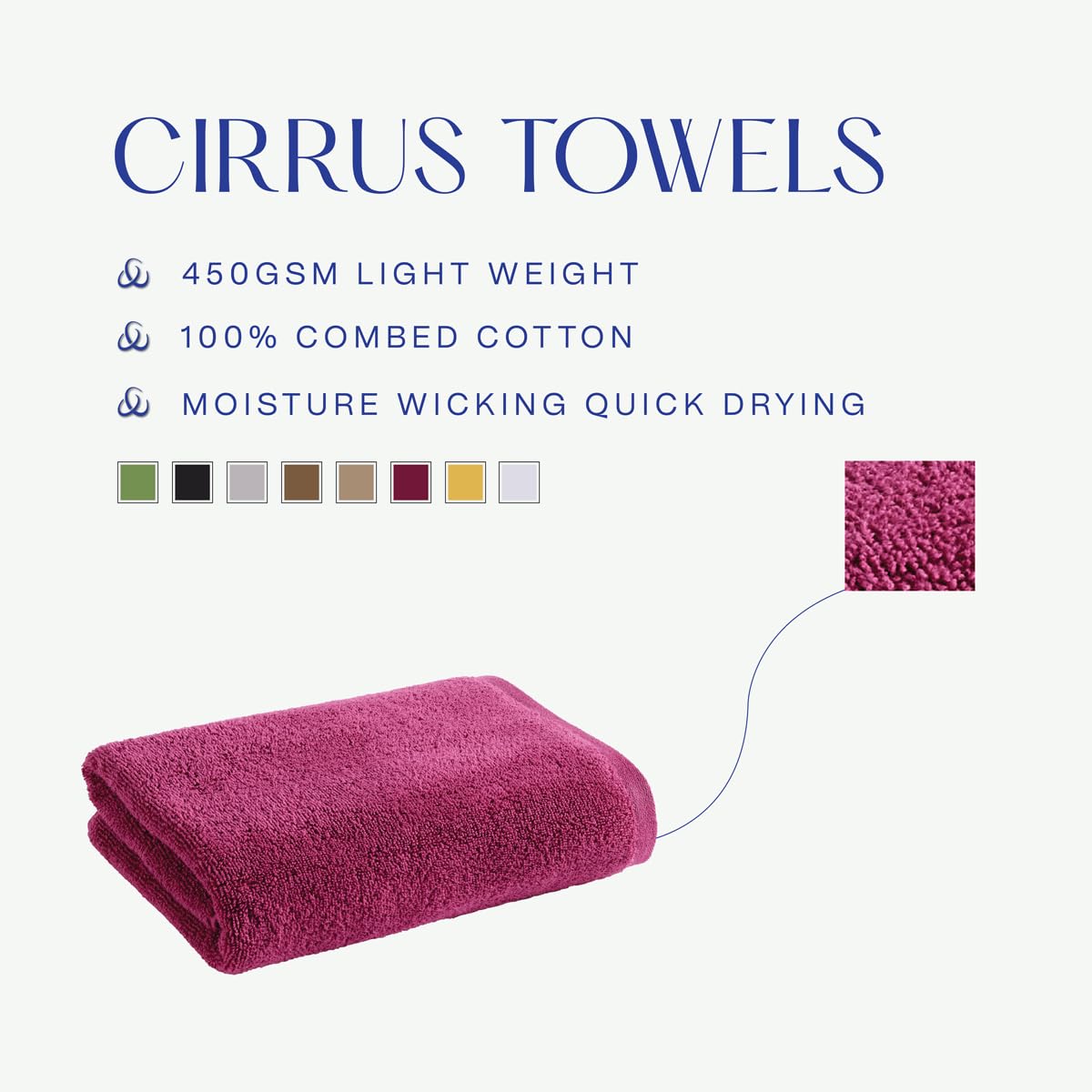Christy Cirrus Bath Sheets Set | 4 Pieces | 2 Hand 2 Bath Sheets | Super Soft and Fluffy | Quick Dry | Lightweight Bathroom Shower Towels