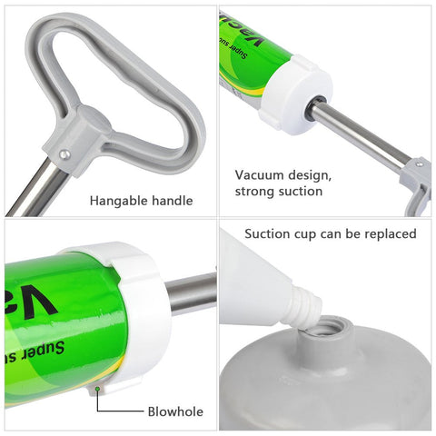 TIMESETL Toilet Plunger, Plunger Sink Unblocker, Sink Plungers for Unblocking, Plunger Toilet Unblocker, Powerful Sink Plunger