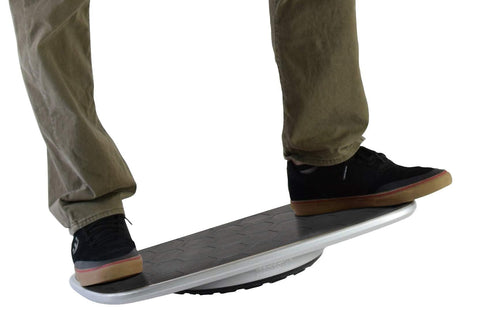 BASE Standing Desk Balance Board – Office Wobble Board with Anti-Fatigue Mat gentle balance board standing desk mat balancing board rocker board
