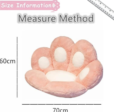 Buithafu Cute Cat Paw Seat Cushion Soft Chair Pad for Office Chair