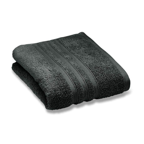 Catherine Lansfield Zero Twist Cotton 70x120cm Bath Towel Charcoal Grey