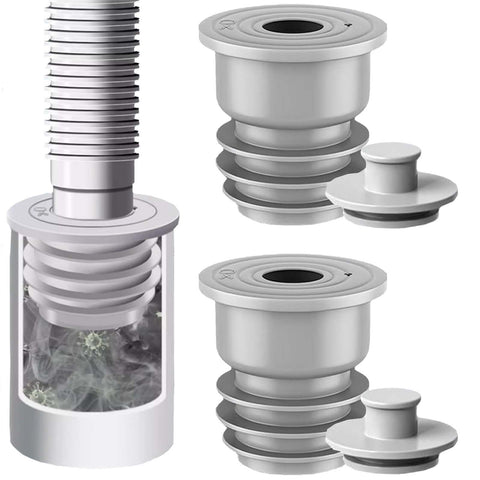 SVOCK 2PCS 35-40mm Silicone Washing Machine Waste Pipe Connector, Drain Pipe Seal Ring, Waste Pipe Seal