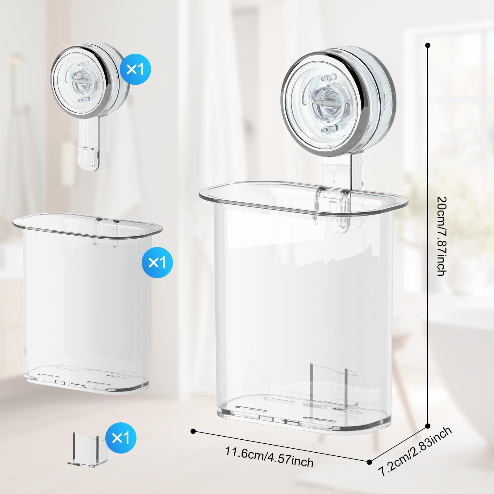 PPAVSTINE Suction Toothbrush Holder Small, Electric Toothbrush Stand