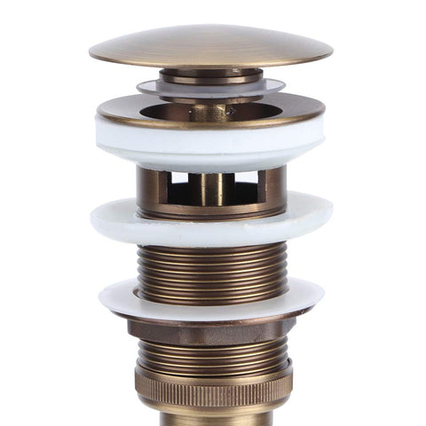 Basin Drain Stopper 40 to 45mm Mounting Hole Popup Drain for Sink Drains