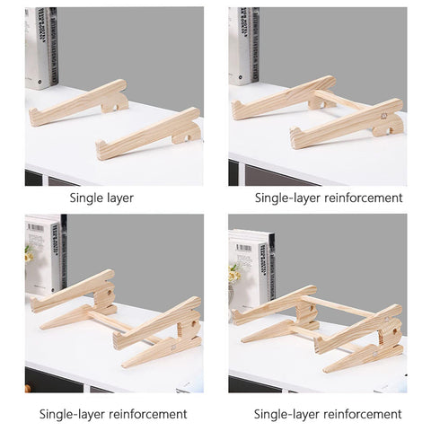 Laptop Stand,Wooden Laptop Holder for Desk,Ventilated Cooling Desktop Computer Stand,MacBook Stands,Portable Notebook Holder,Laptops