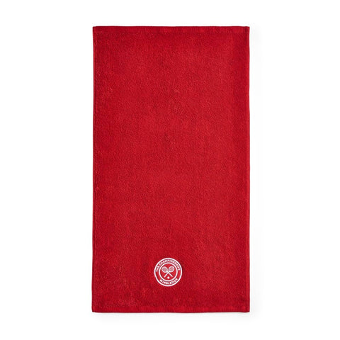 Wimbledon Guest Towels | Pack Of 2 | 40cm x 70cm | Soft Cotton | Official Tennis Championships Merchandise | 2026 Seasonal Colours | Strawberry Red