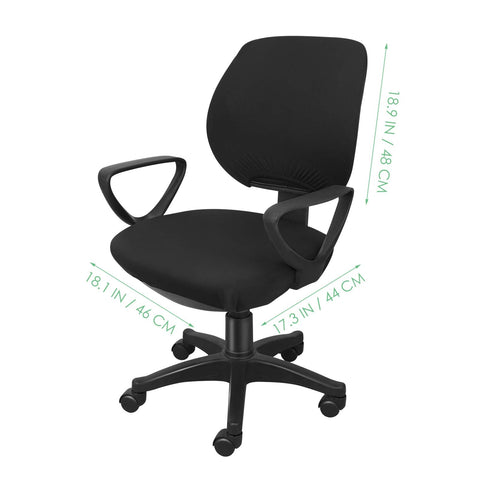 Cabilock Office Chair Covers Stretch Computer, Rotating Armchair Slipcover Protector