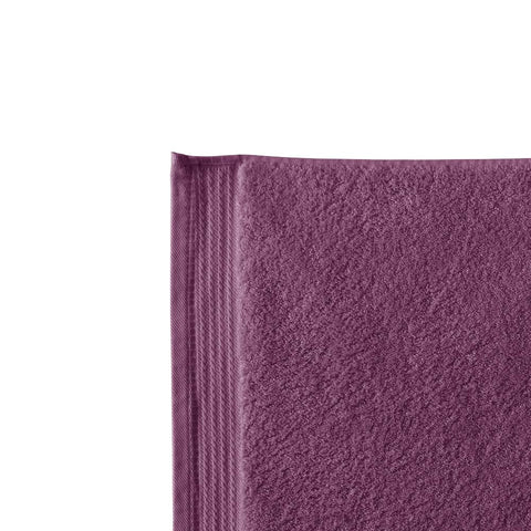 RIZO Top Towel – Set of 1 Shower Towel – Bath Towels – 100% Combed Cotton – 600 g/m2 – Measure 70 x 140 cm – Aubergine
