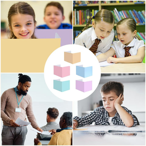hocadon 5 Colors Desk Dividers Classroom Privacy Shields Desk Screen