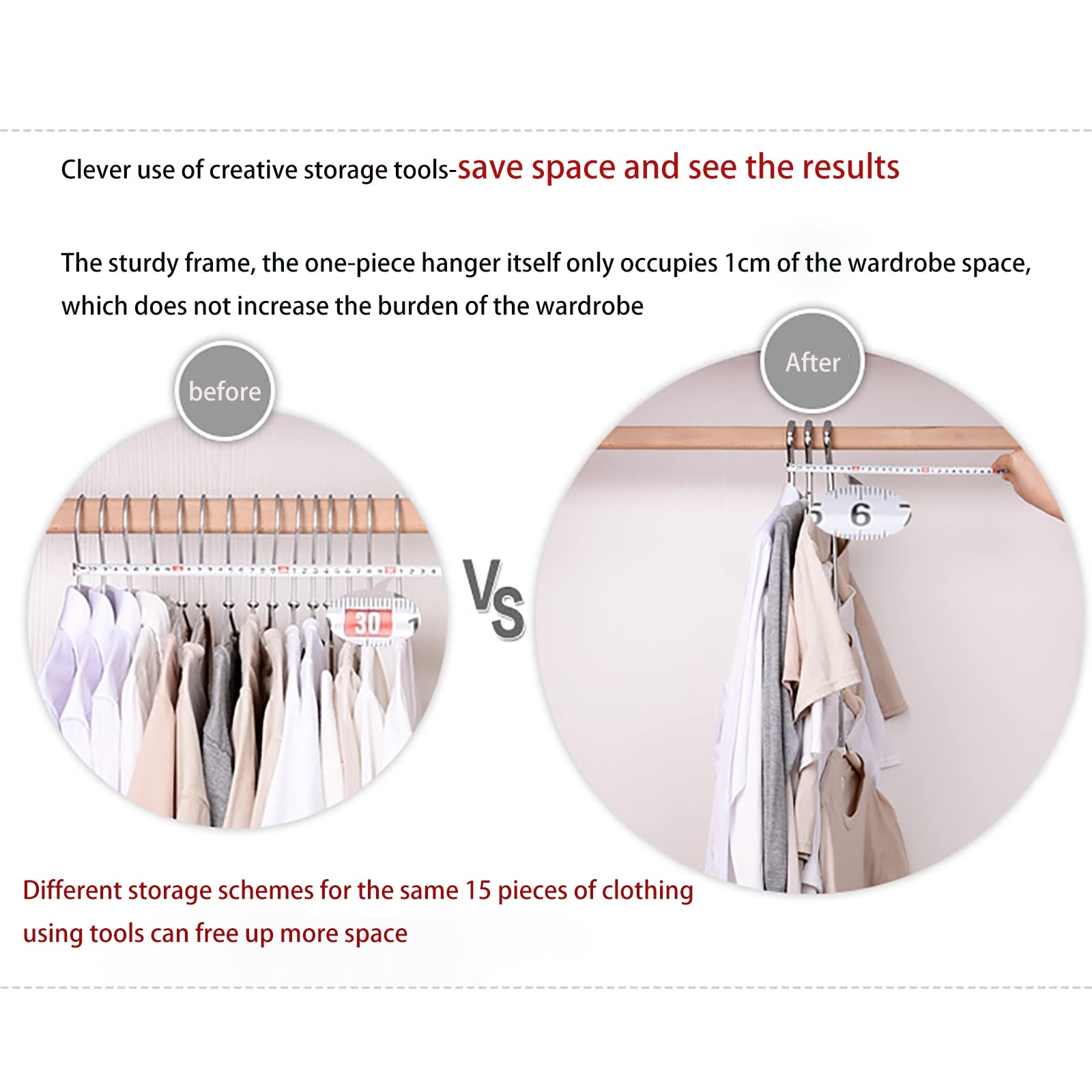 Multi-Layer Clothes Hangers Blouse Tree Hangers 3 Pack 5 in 1 Non Slip Space Saving Stainless Steel Shirt Hangers Closet Organizer