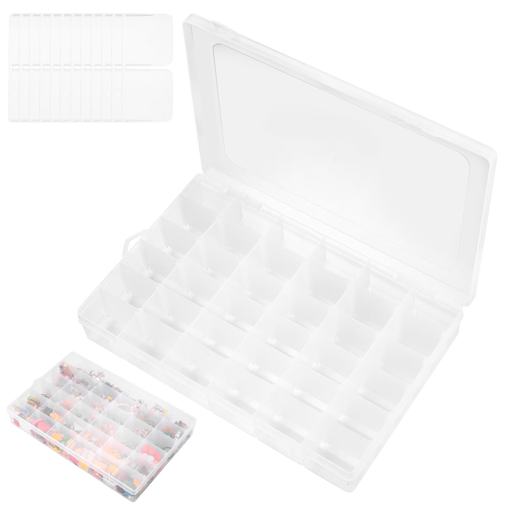 McBlast 1 Pc Stackable Snack Box 36 Removable Grids