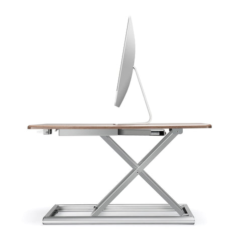 ThingyClub® Standing Desk Converter Height Adjustable Sit to Stand fits Laptop and Monitor, 765 x 51 mm working surface, 55~430mm Adjust Height