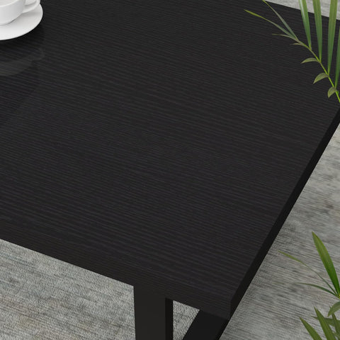 IBF Coffee Table Living Room Wooden Center Coffee Tables 120cm Black Oak