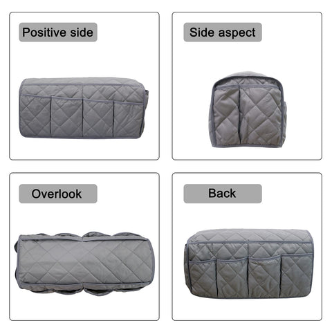 Lyirfan Sofa Armrest Organizer Non-Slip Sofa Storage Organizer Caddy Remote Control Holder with 14 Pockets,for Cell Phone,TVRemote Control,Magazines