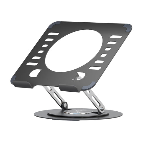 Uwenkjie Portable laptop stand, 360 degree rotation, ergonomically designed foldable computer stand, adjustable height