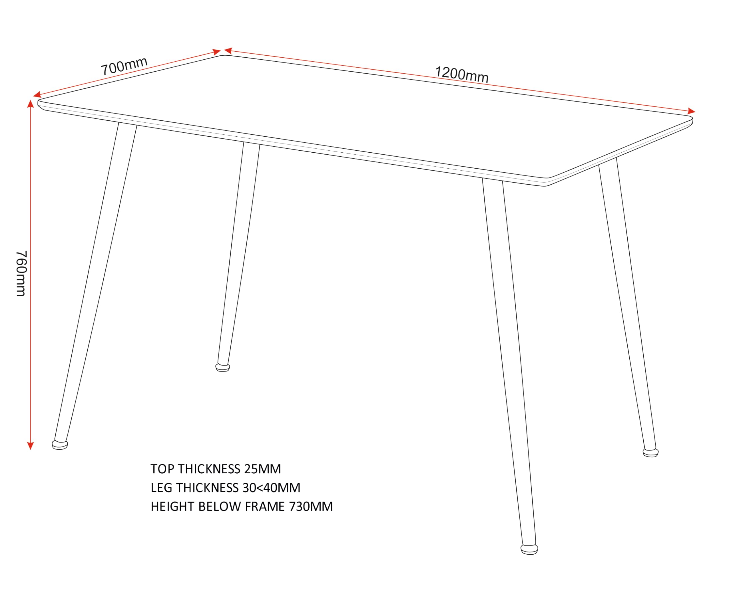 Seconique Barley Dining Table in Oak Veneer/Oak Effect