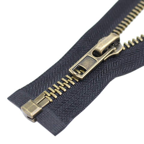 ByaHoGa 23 cm #8 Zip Metal Separable for Jackets Coats Bronze
