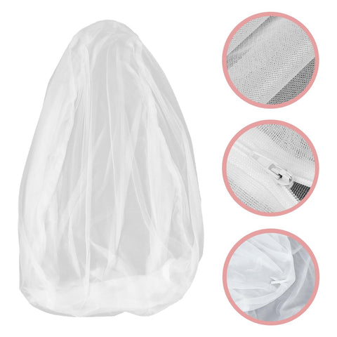 FUNOMOCYA Lazy Sofa Liner Cover Replacement Mesh Bean Bag Inner Liner with Zipper 47.24X43.31X43.31 Inch Washable Soft Fabric Sofa Inner Cover for