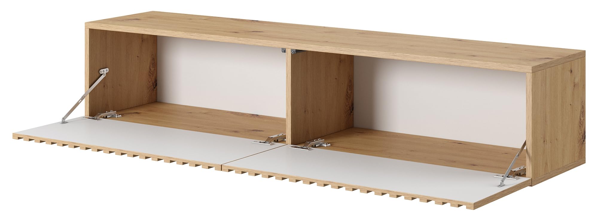SELSEY TELIRE TV Unit Cabinet 140 cm, Engineered Wood Oak, 140 (EU)
