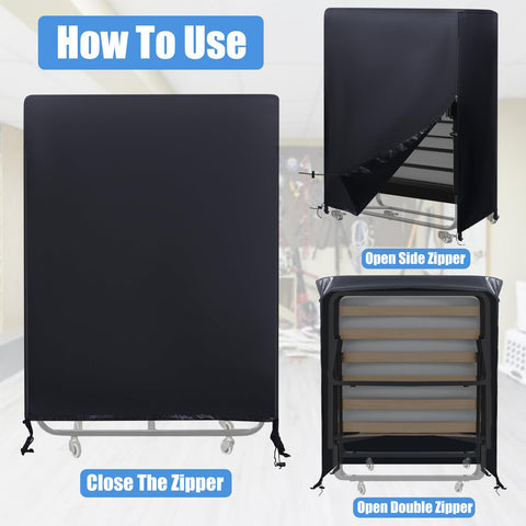 Folding Bed Storage Cover (39" L x 15" W x 45" H)