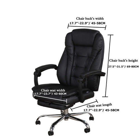 Bestenrose Velvet Office Chair Cover Stretch Computer Desk Armchair Covers