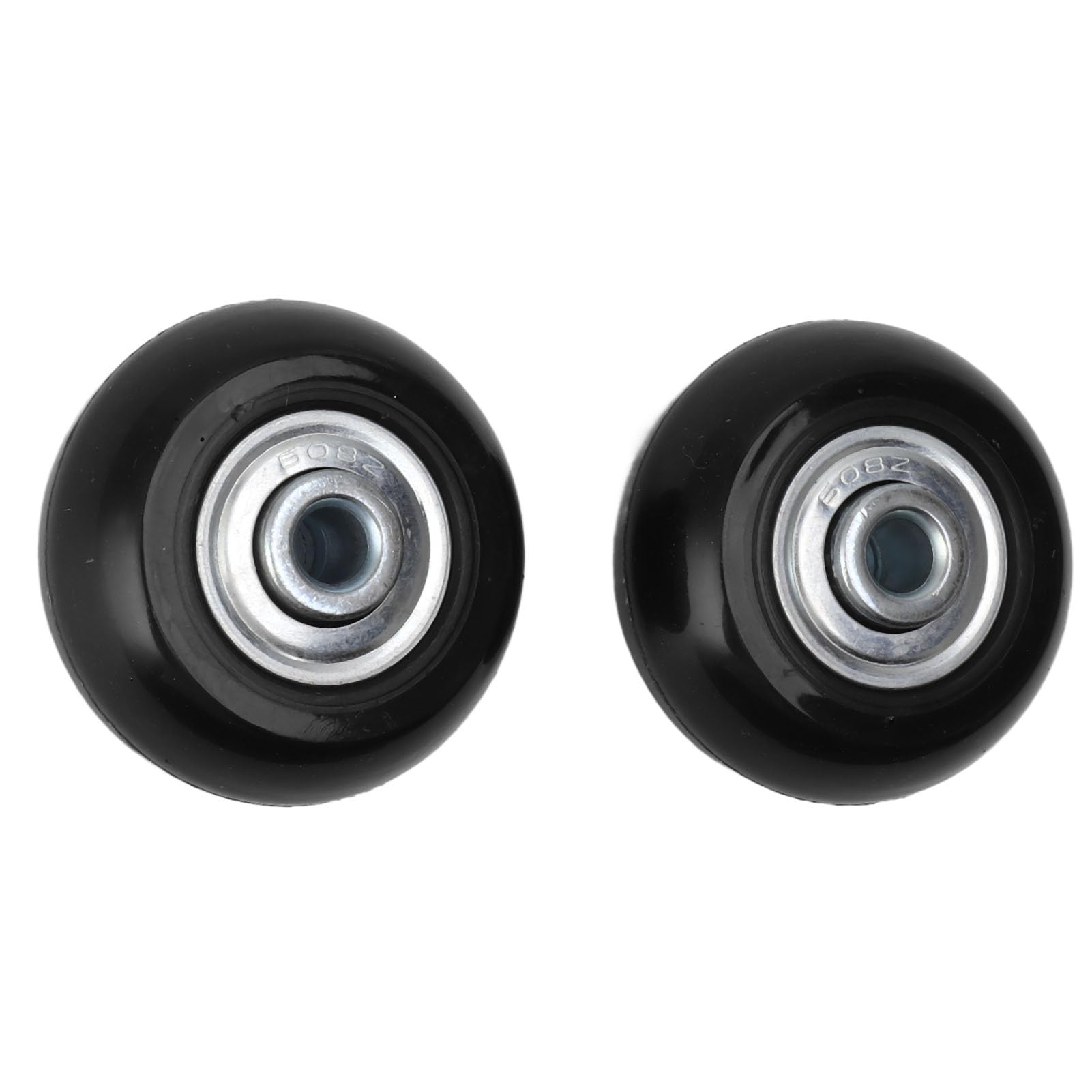 2PCS 50mm Replacement Suitcase Caster Wheels - Rubber Caster with Bearings, Luggage Wheels Rep Kit for Trolley Cases, Easy Installation for Rolling