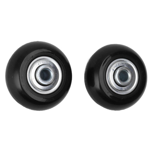 2PCS 50mm Replacement Suitcase Caster Wheels - Rubber Caster with Bearings, Luggage Wheels Rep Kit for Trolley Cases, Easy Installation for Rolling