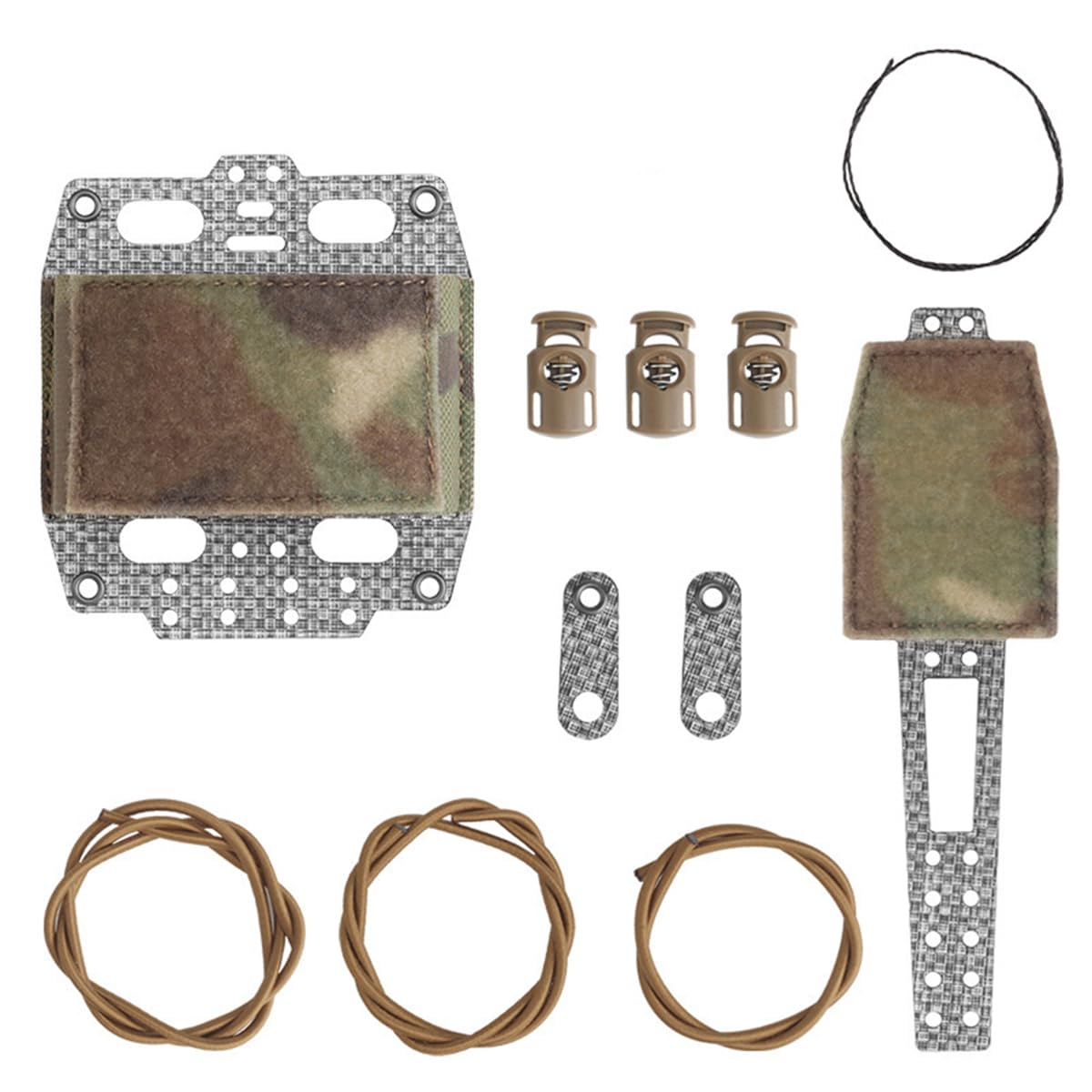VOANZO Helmet NVG Battery Counterweight Bag for Airsoft Helmet with Hook and Loop Closure for Secure Battery Restraint System and Enhanced Comfort