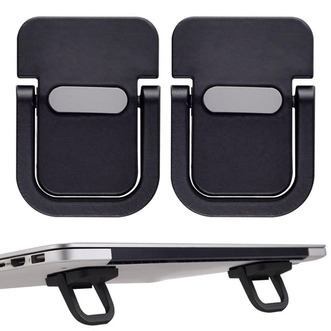 2PCS Portable Laptop Riser, Anti-slip Foldable Laptop Stand Keyboard Riser
