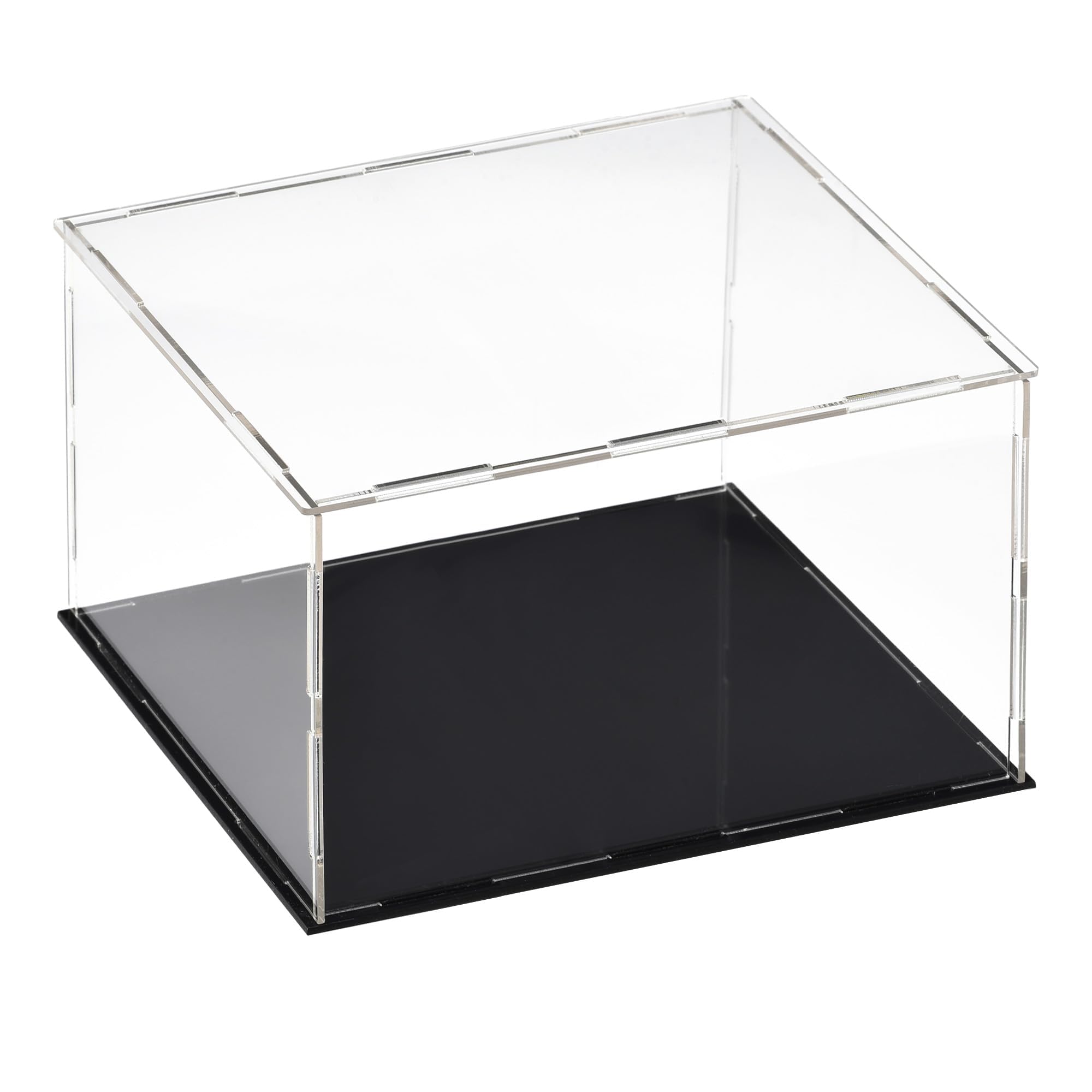 Recogwood Acrylic Display Case, 30 x 30 x 25cm Dustproof Clear Showcase