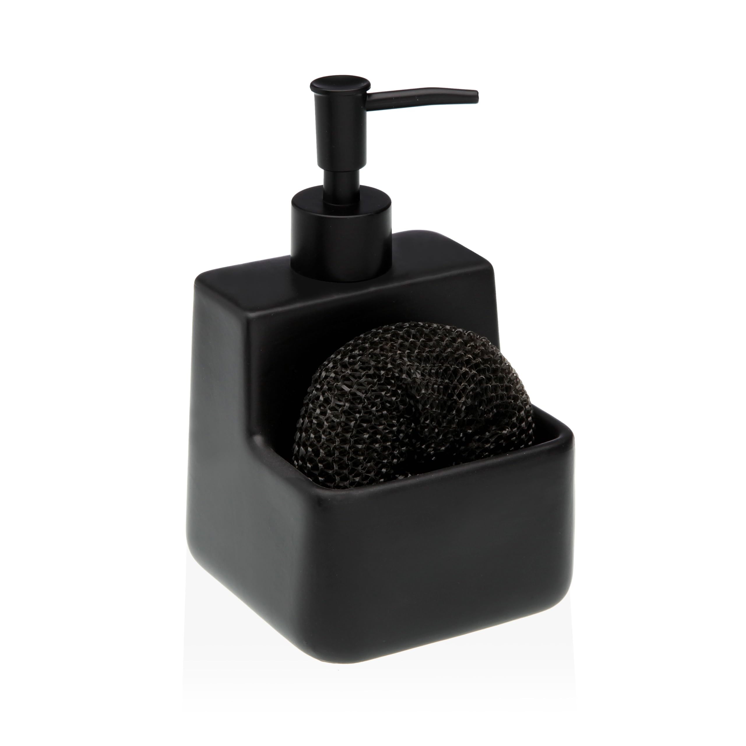 Soap Dispenser with Sponge Holder – Modern Design and Functionality for Your Kitchen – For Sink-For Pump with Sponge Holder