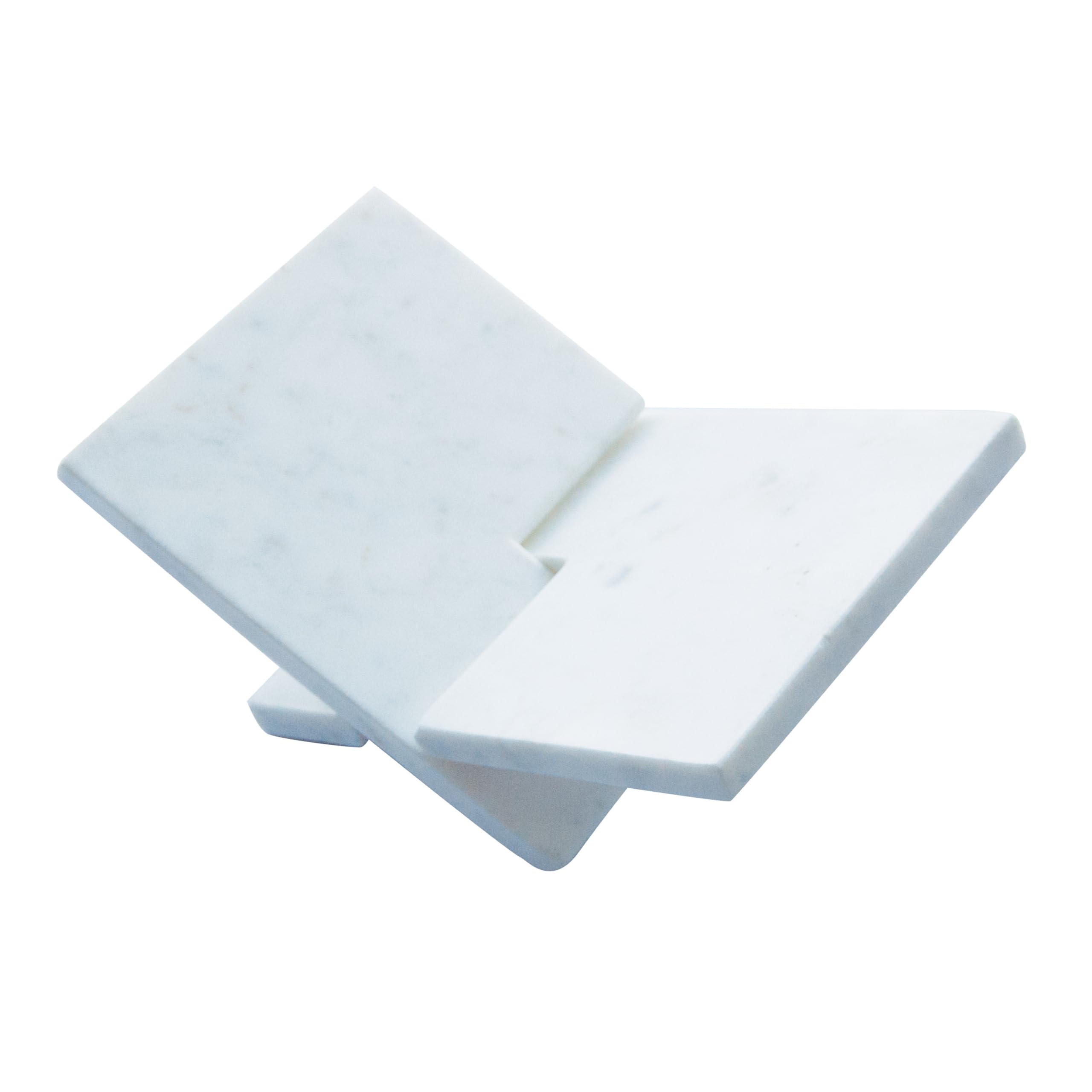 Bloomingville Decorative Marble Book Holder, White