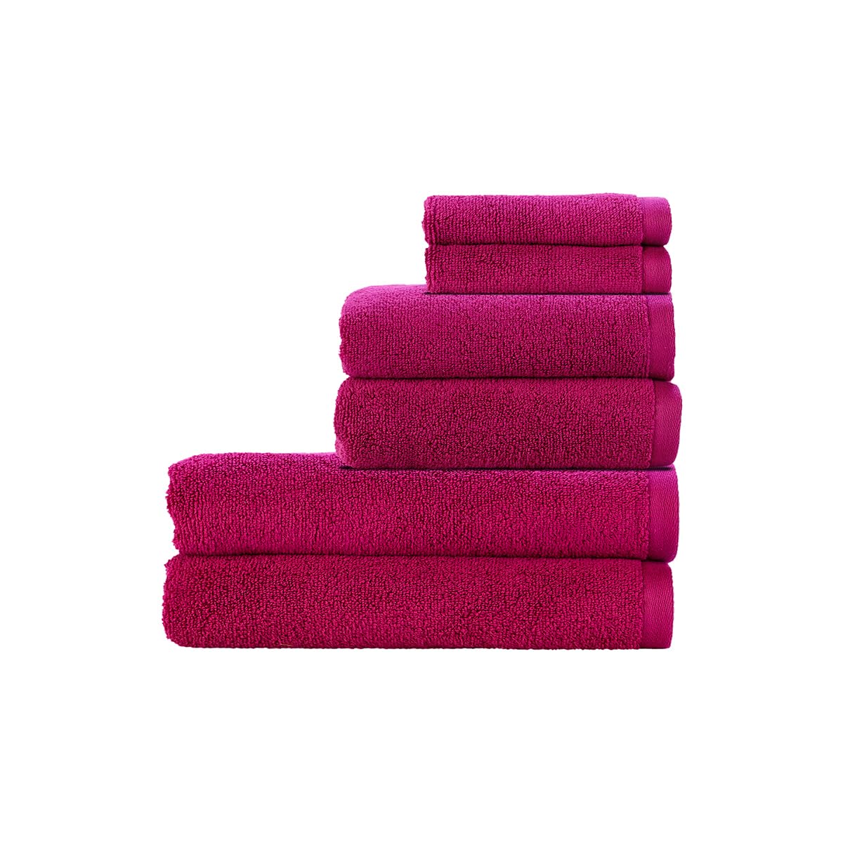 Christy Cirrus Bathroom Towel Set | 6 Piece Set | 2 Face 2 Hand 2 Bath | Lightweight Super Soft and Fluffy | Quick Dry Shower Towels | 100% Cotton