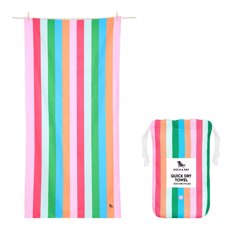 Dock & Bay Quick Dry Beach Towel - Tutti Frutti, Extra Large