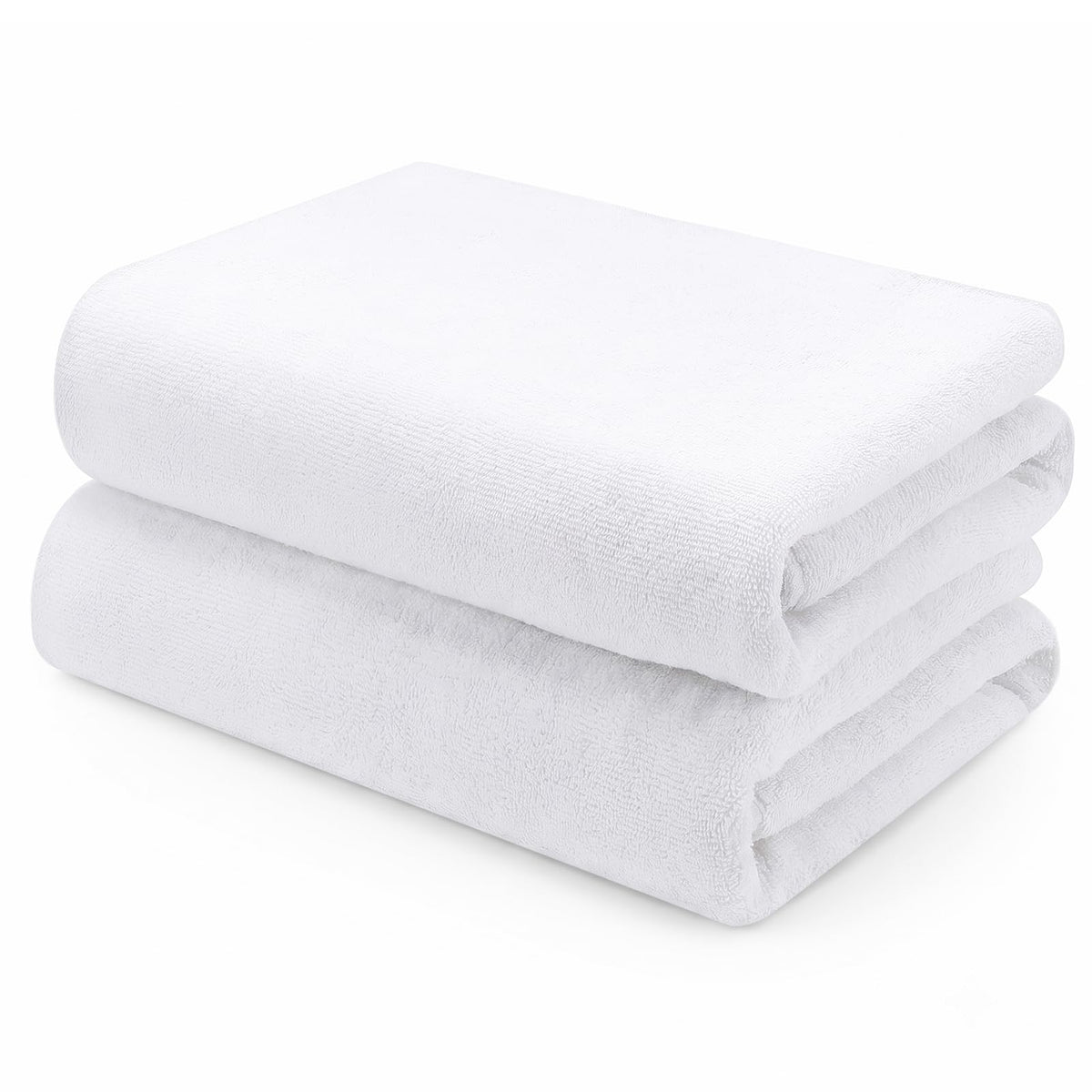 saerryor 2 Pack White Salon Towel, Quick Drying Hair Drying Salon Towel