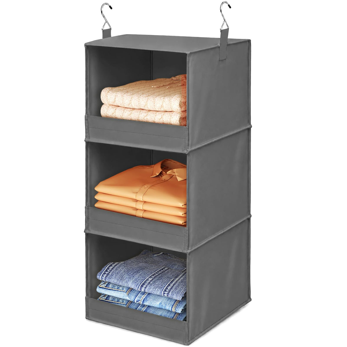 Lifewit Hanging Wardrobe Storage Organiser for Clothes, Collapsible