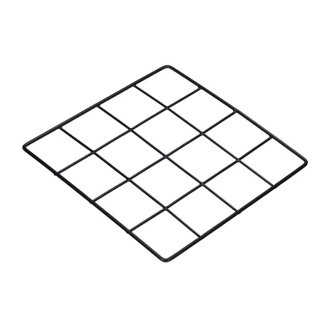 PATIKIL 8"x8" Wire Grid Panel, 1 Pack Wall Grid Decorative Panels Board Photo Pictures Display Decor Hanging Organizer for Home Office, Black